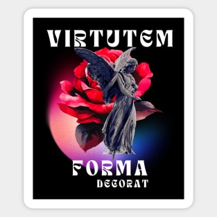 Virtutem Forma Decorat Angel Rose Gradient Sticker